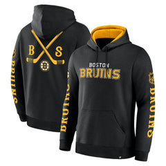 Boston Bruins Fanatics Big City Legacy Fleece Pullover Hoodie - Black - NHL 201742961