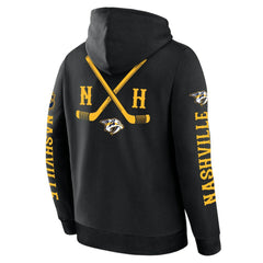 Nashville Predators Fanatics Big City Legacy Fleece Pullover Hoodie - Black - NHL 201742962