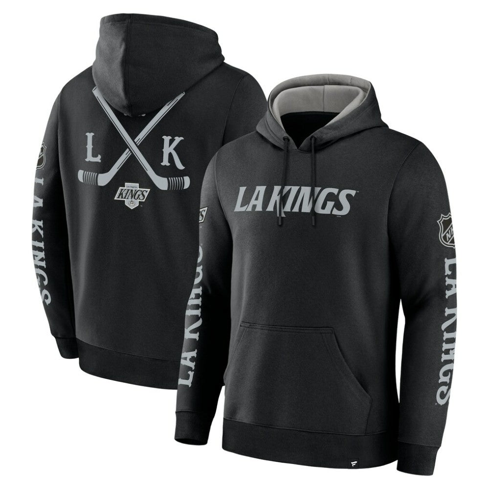 Los Angeles Kings Fanatics Big City Legacy Fleece Pullover Hoodie - Black - NHL 201742966