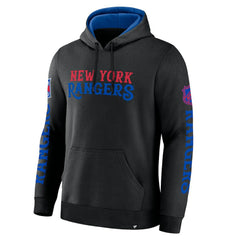 New York Rangers Fanatics Big City Legacy Fleece Pullover Hoodie - Black - NHL 201742969