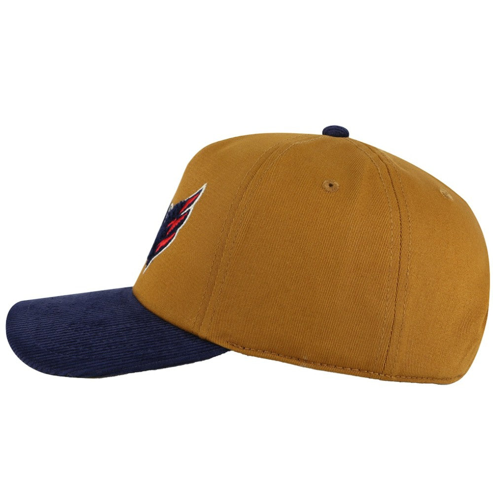 Washington Capitals American Needle Burnett Adjustable Hat - Tan/Navy - NHL 201747068