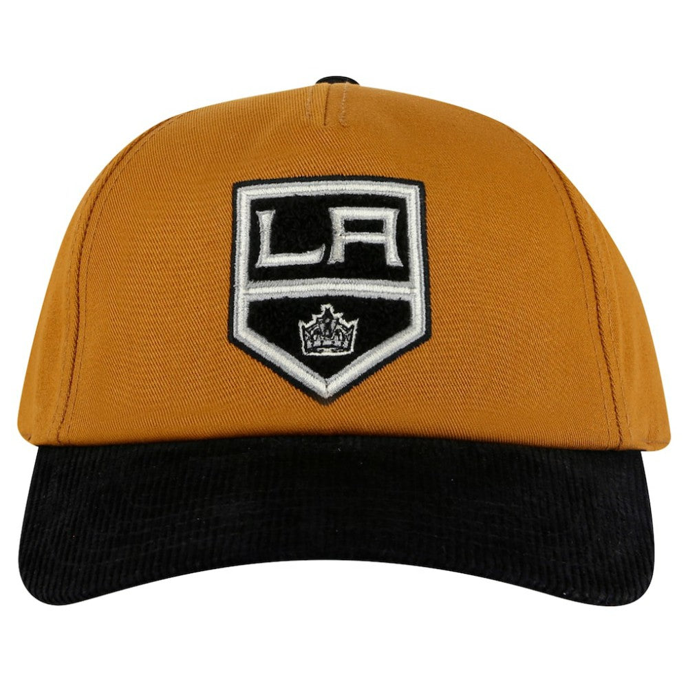 Los Angeles Kings American Needle Burnett Adjustable Hat - Tan/Black - NHL 201747073