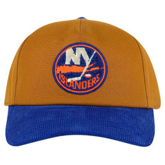 New York Islanders American Needle Burnett Adjustable Hat - Tan/Royal - NHL 201747076