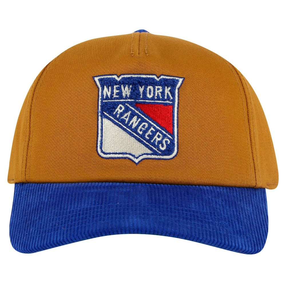 New York Rangers American Needle Burnett Adjustable Hat - Tan/Blue - NHL 201747077
