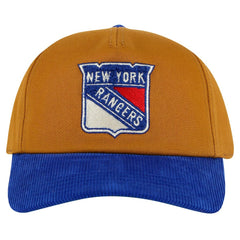 New York Rangers American Needle Burnett Adjustable Hat - Tan/Blue - NHL 201747077