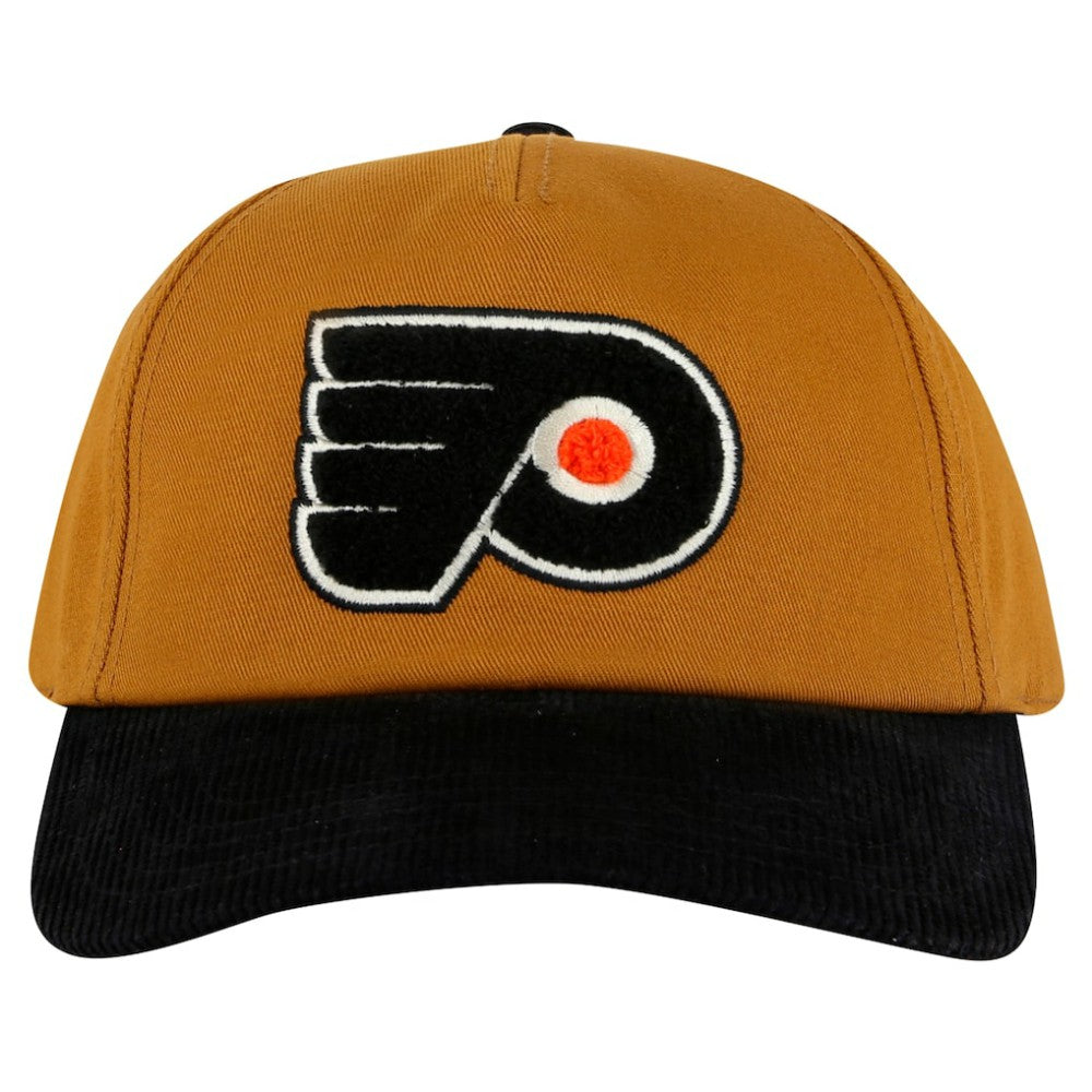 Philadelphia Flyers American Needle Burnett Adjustable Hat - Tan/Black - NHL 201747078