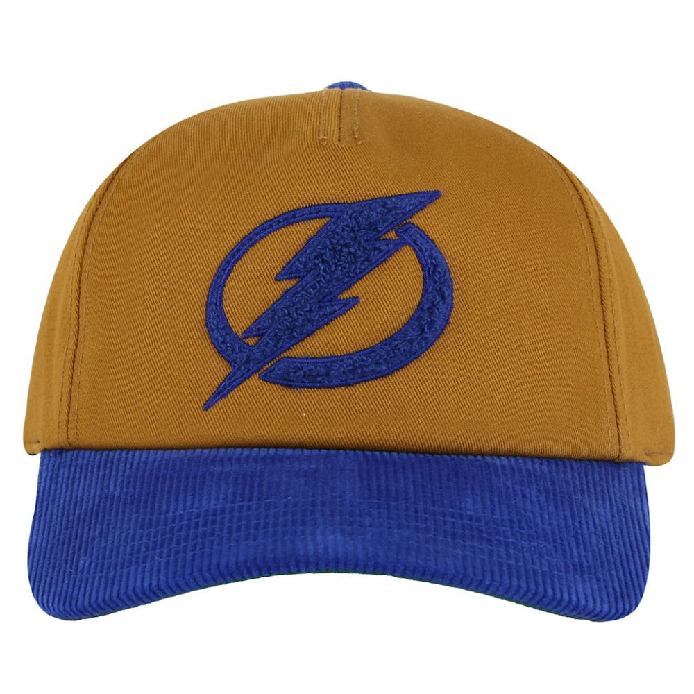 Tampa Bay Lightning American Needle Burnett Adjustable Hat - Tan/Blue - NHL 201747083