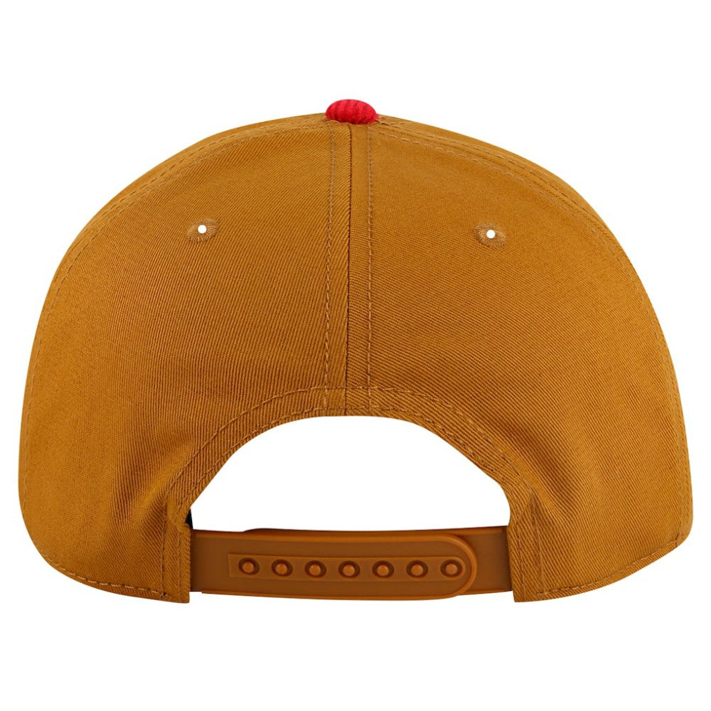 Detroit Red Wings American Needle Burnett Adjustable Hat - Tan/Red - NHL 201747086