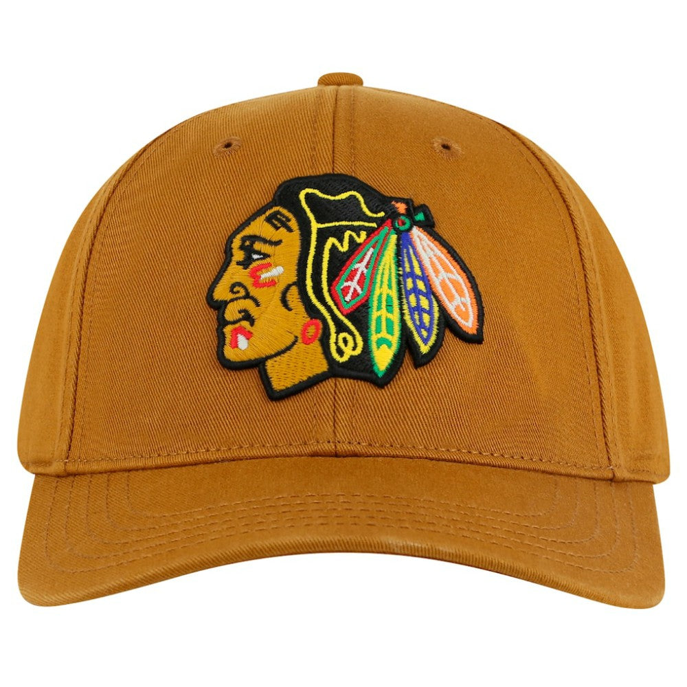 Chicago Blackhawks American Needle Hepcat Washed Twill Adjustable Hat - Tan - NHL 201747095