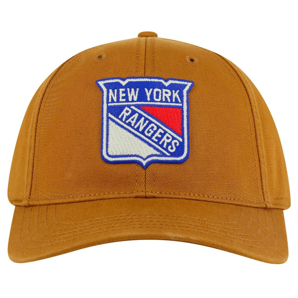 New York Rangers American Needle Hepcat Washed Twill Adjustable Hat - Tan - NHL 201747101