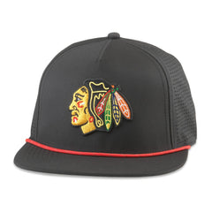 Chicago Blackhawks American Needle Buxton Pro Tech Adjustable Hat - Black - NHL 201747111