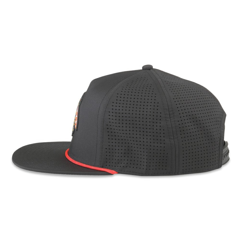 Chicago Blackhawks American Needle Buxton Pro Tech Adjustable Hat - Black - NHL 201747111