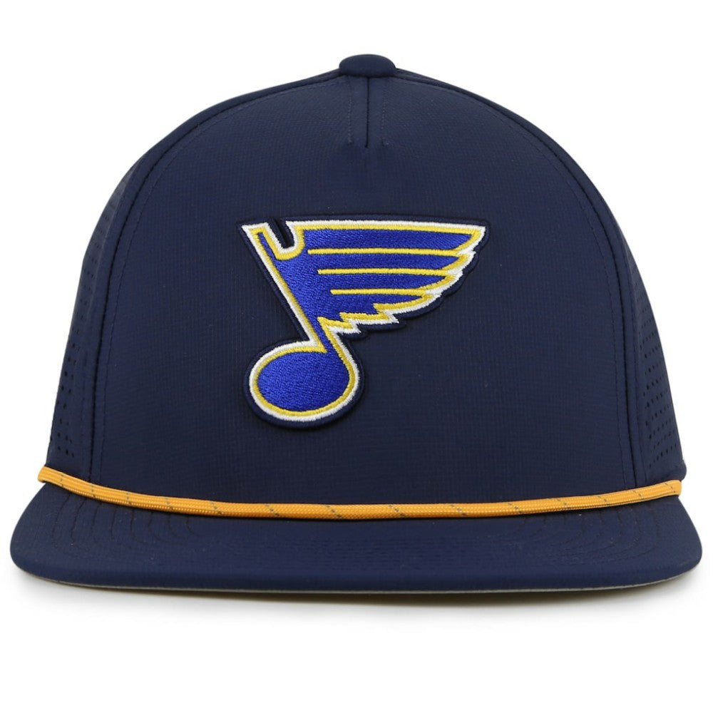 St. Louis Blues American Needle Buxton Pro Tech Adjustable Hat - Navy - NHL 201747119