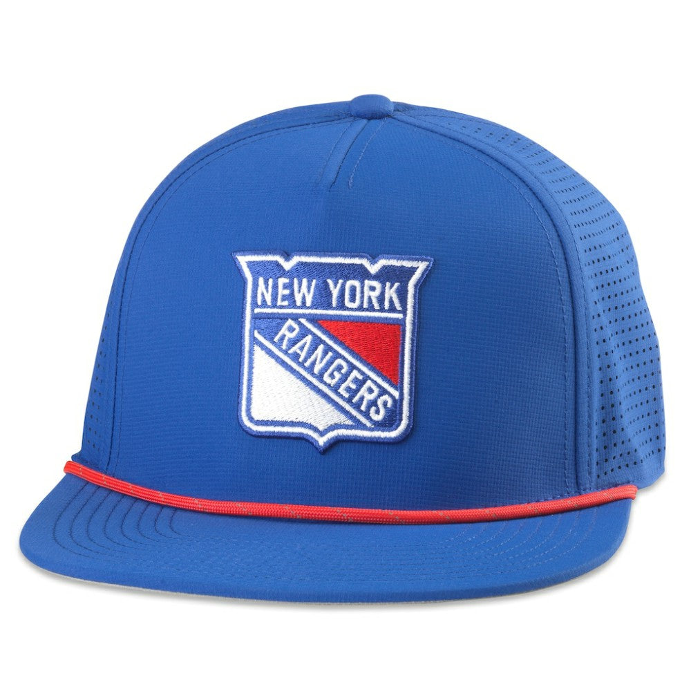 New York Rangers American Needle Buxton Pro Tech Adjustable Hat - Blue - NHL 201747122