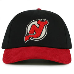 New Jersey Devils American Needle Burnett Adjustable Hat - Black/Red - NHL 201747128