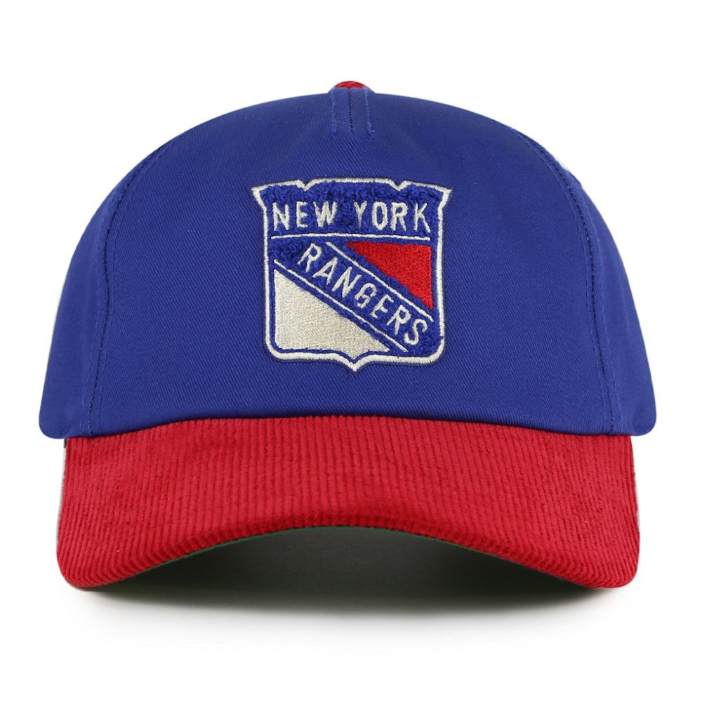 New York Rangers American Needle Burnett Adjustable Hat - Blue/Red - NHL 201747130