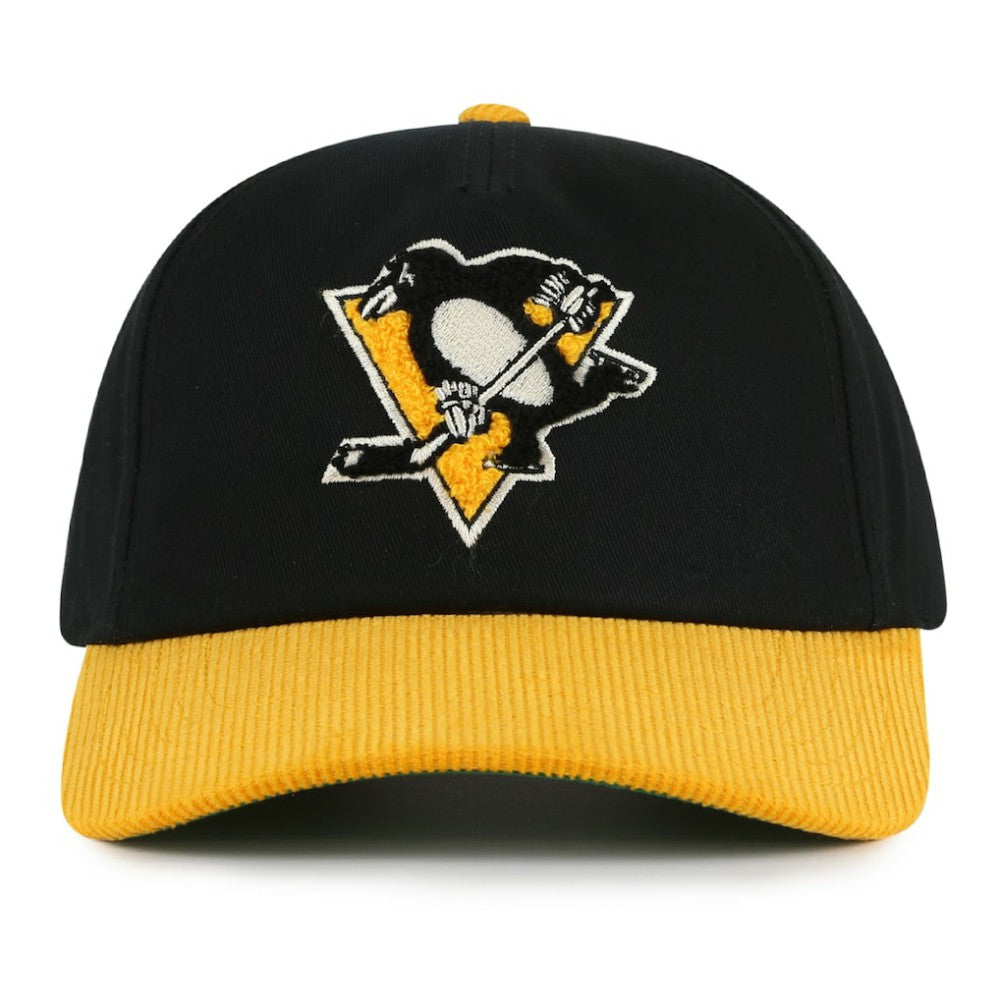 Pittsburgh Penguins American Needle Burnett Adjustable Hat - Black/Gold - NHL 201747132