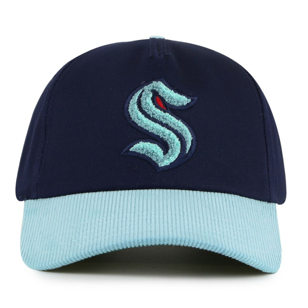 Seattle Kraken American Needle Burnett Adjustable Hat - Deep Sea Blue/Light Blue - NHL 201747134