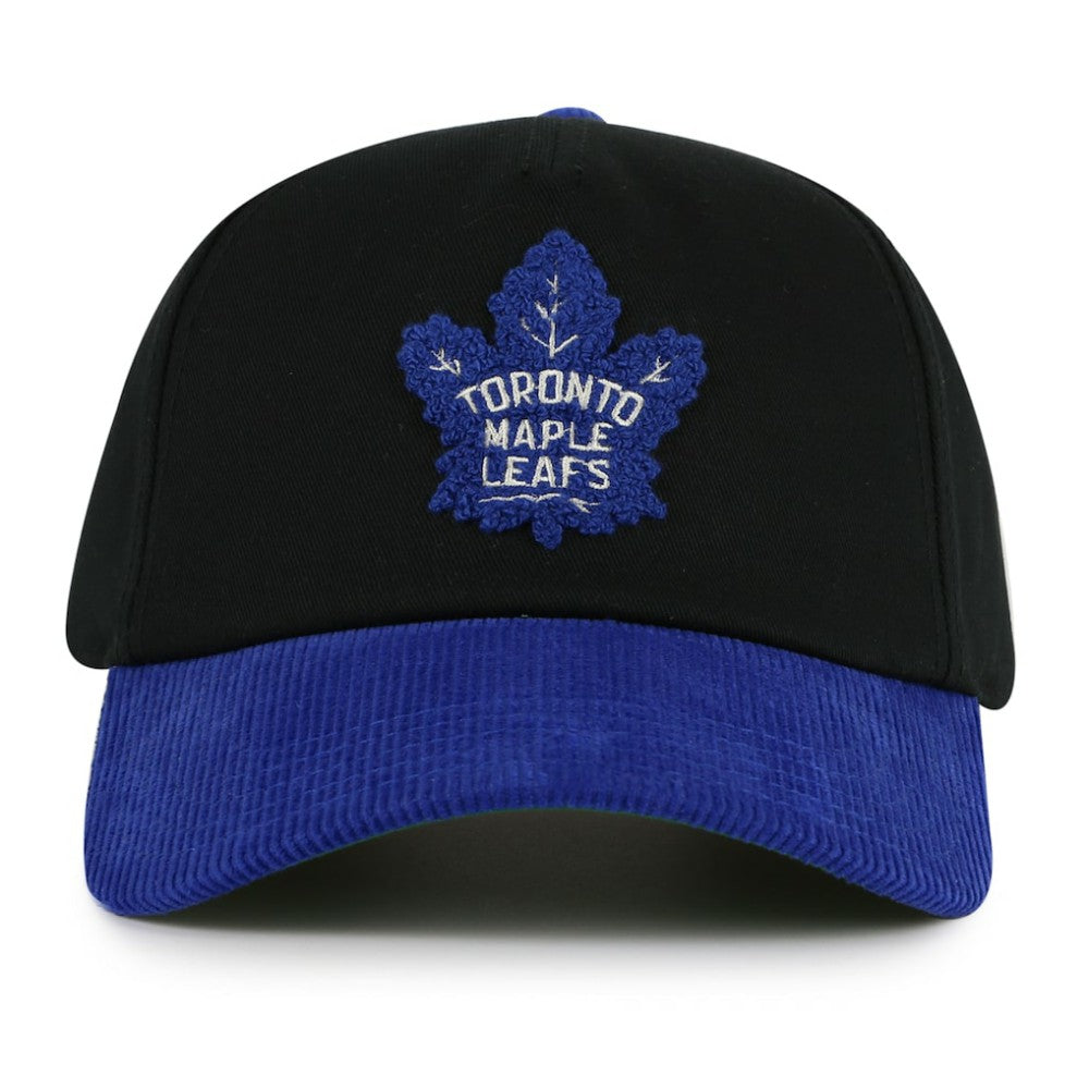 Toronto Maple Leafs American Needle Burnett Adjustable Hat - Black/Blue - NHL 201747137