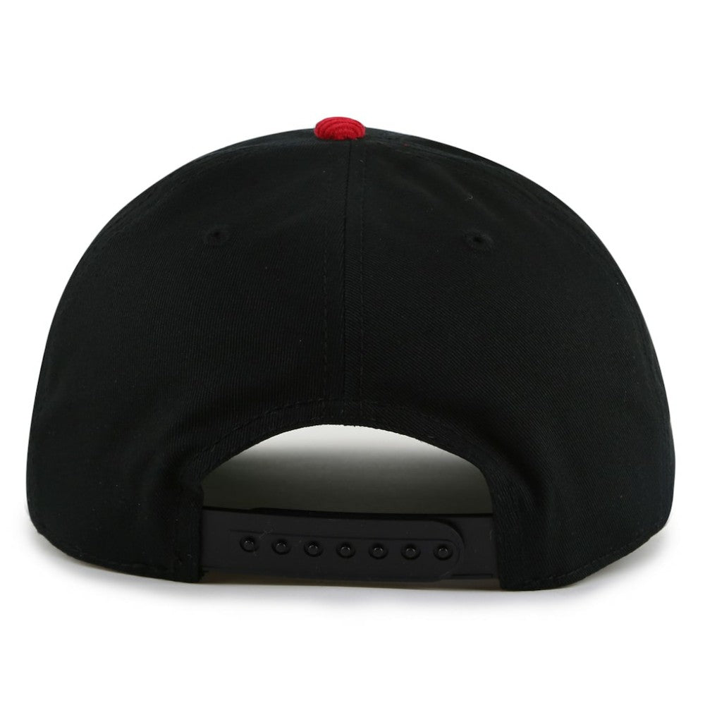 Chicago Blackhawks American Needle Burnett Adjustable Hat - Black/Red - NHL 201747140