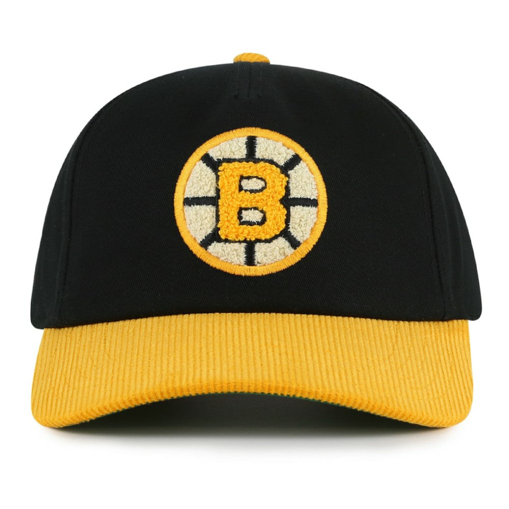 Boston Bruins American Needle Burnett Adjustable Hat - Black/Gold - NHL 201747144