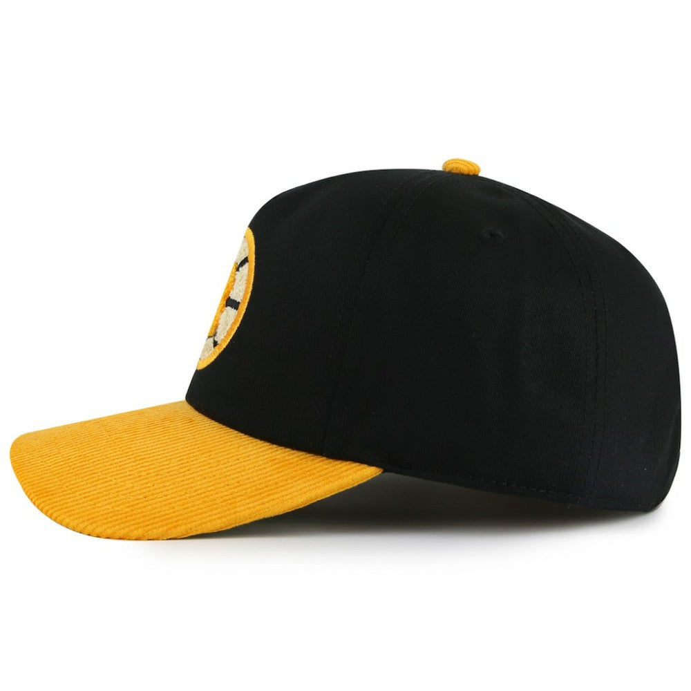 Boston Bruins American Needle Burnett Adjustable Hat - Black/Gold - NHL 201747144