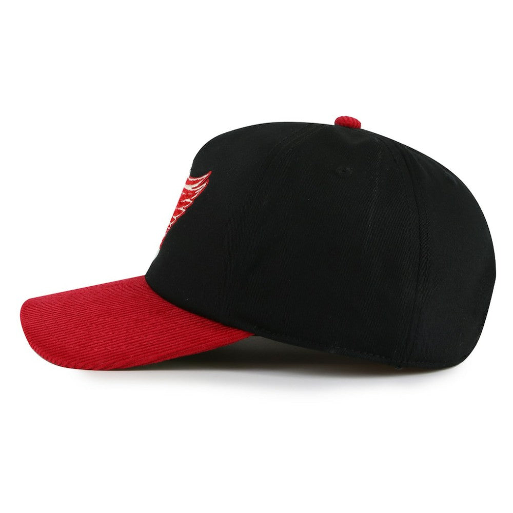 Detroit Red Wings American Needle Burnett Adjustable Hat - Black/Red - NHL 201747149