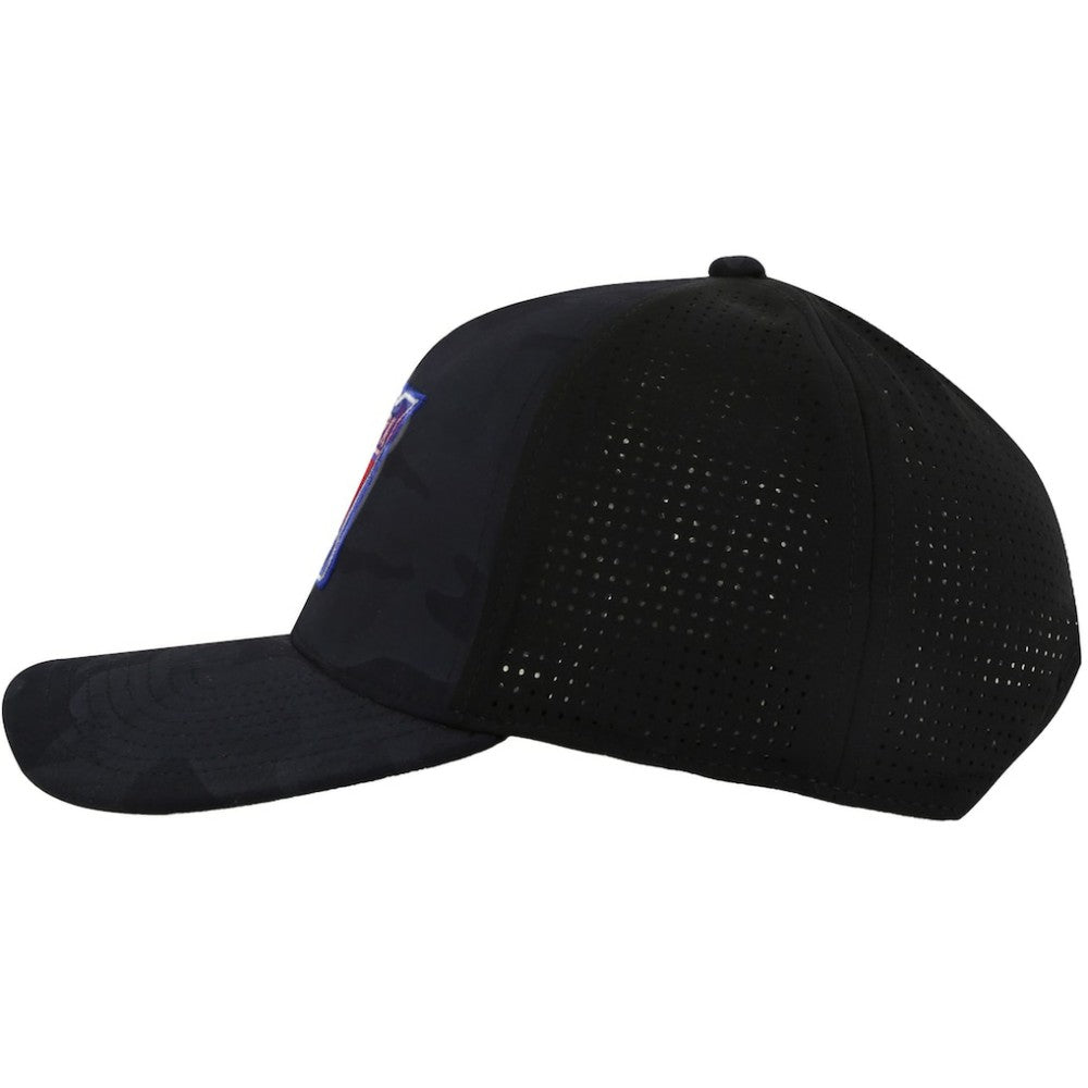 New York Rangers American Needle Valin Camo Super Tech Vented Adjustable Hat - Black - NHL 201747152