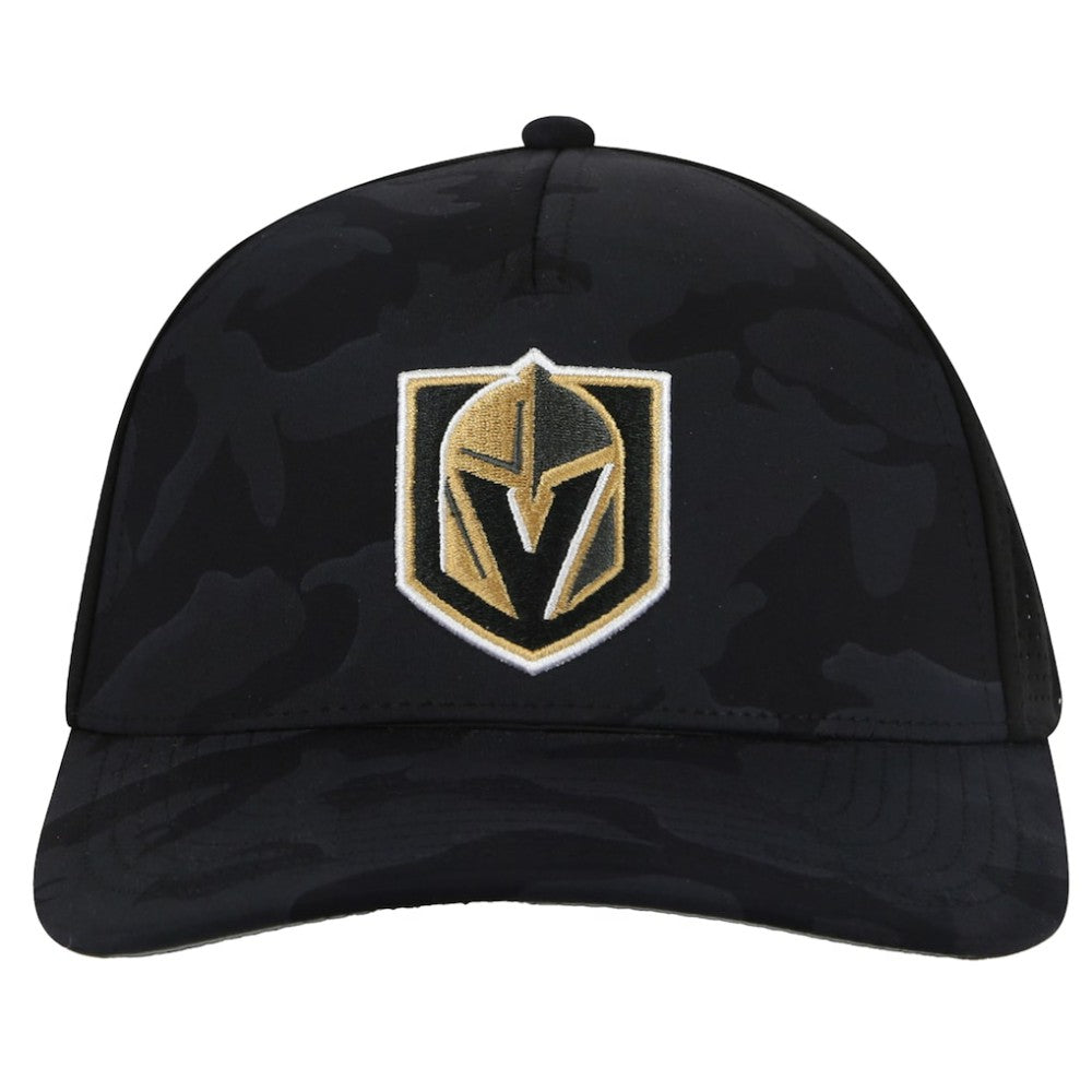 Vegas Golden Knights American Needle Valin Camo Super Tech Vented Adjustable Hat - Black - NHL 201747158