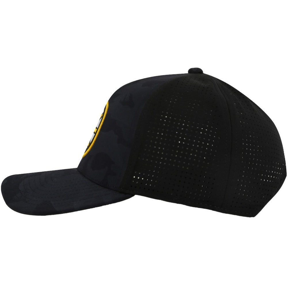 Boston Bruins American Needle Valin Camo Super Tech Vented Adjustable Hat - Black - NHL 201747164