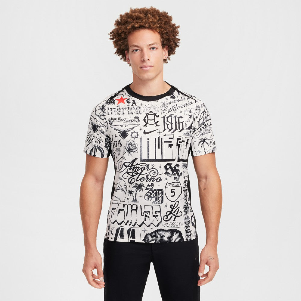 Club America 2024/25 CA x CA Academy Pro Pre-Match Performance Top Cream - Nike sale