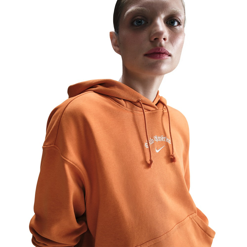 Club America Women's CA x CA Phoenix Fleece Pullover Hoodie Orange - Nike outlet