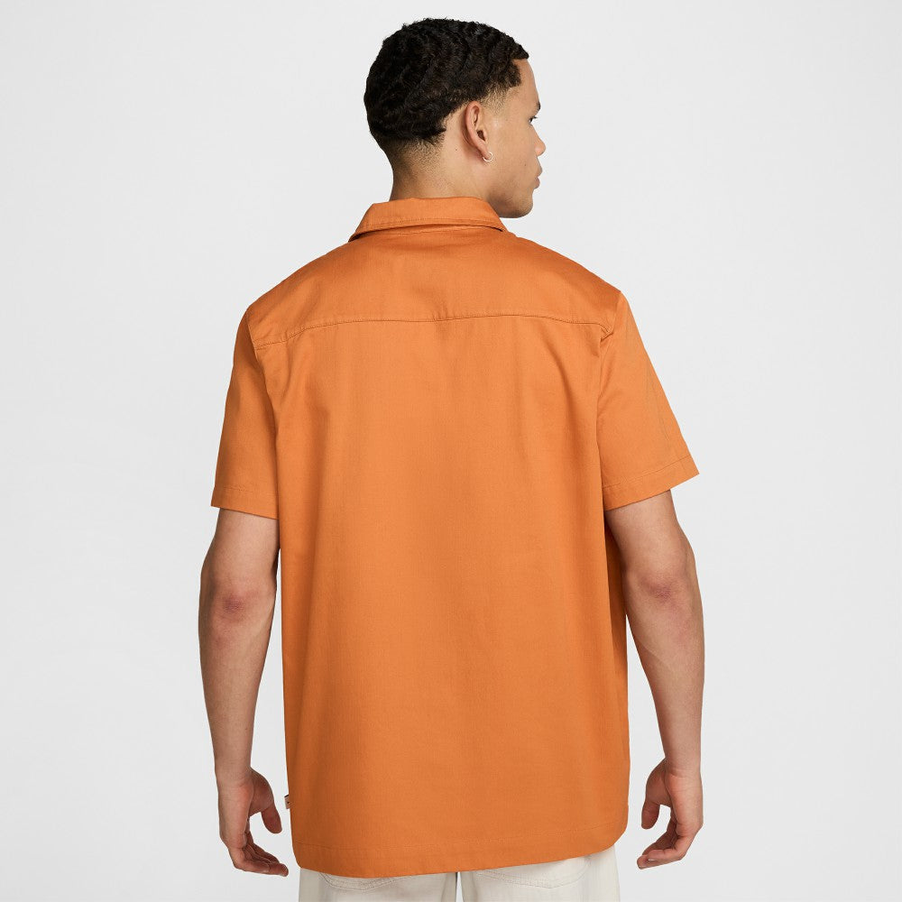 Club America CA x CA Woven Button-Down Shirt Burnt Orange - Nike for sale