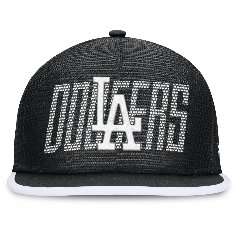 Los Angeles Dodgers Fanatics Let's Glow Line Drive Snapback Hat - Black - Fanatics on Sale