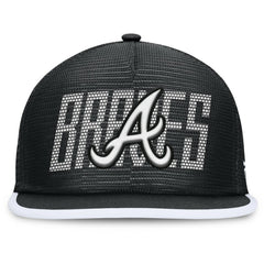Atlanta Braves Fanatics Let's Glow Line Drive Snapback Hat - Black - Fanatics on Sale