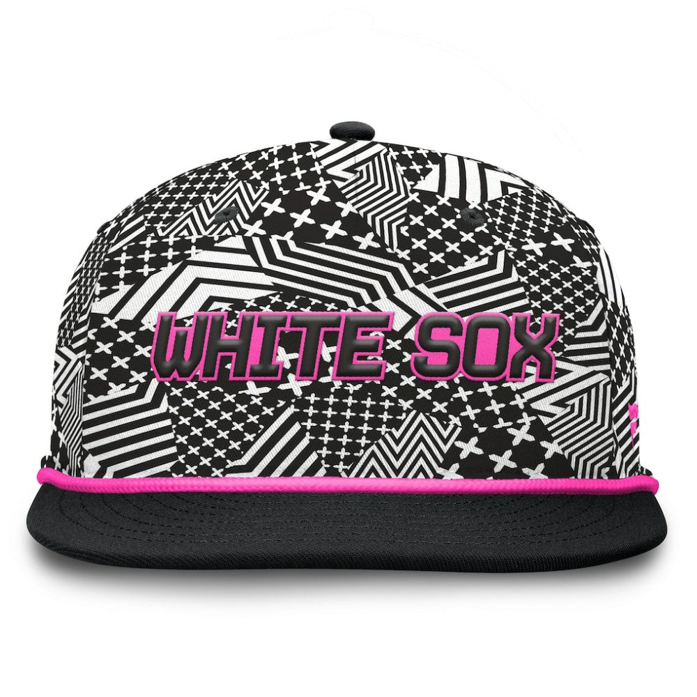Chicago White Sox Fanatics Let's Glow Moon Shot Snapback Hat - Black - Fanatics Lifestyle