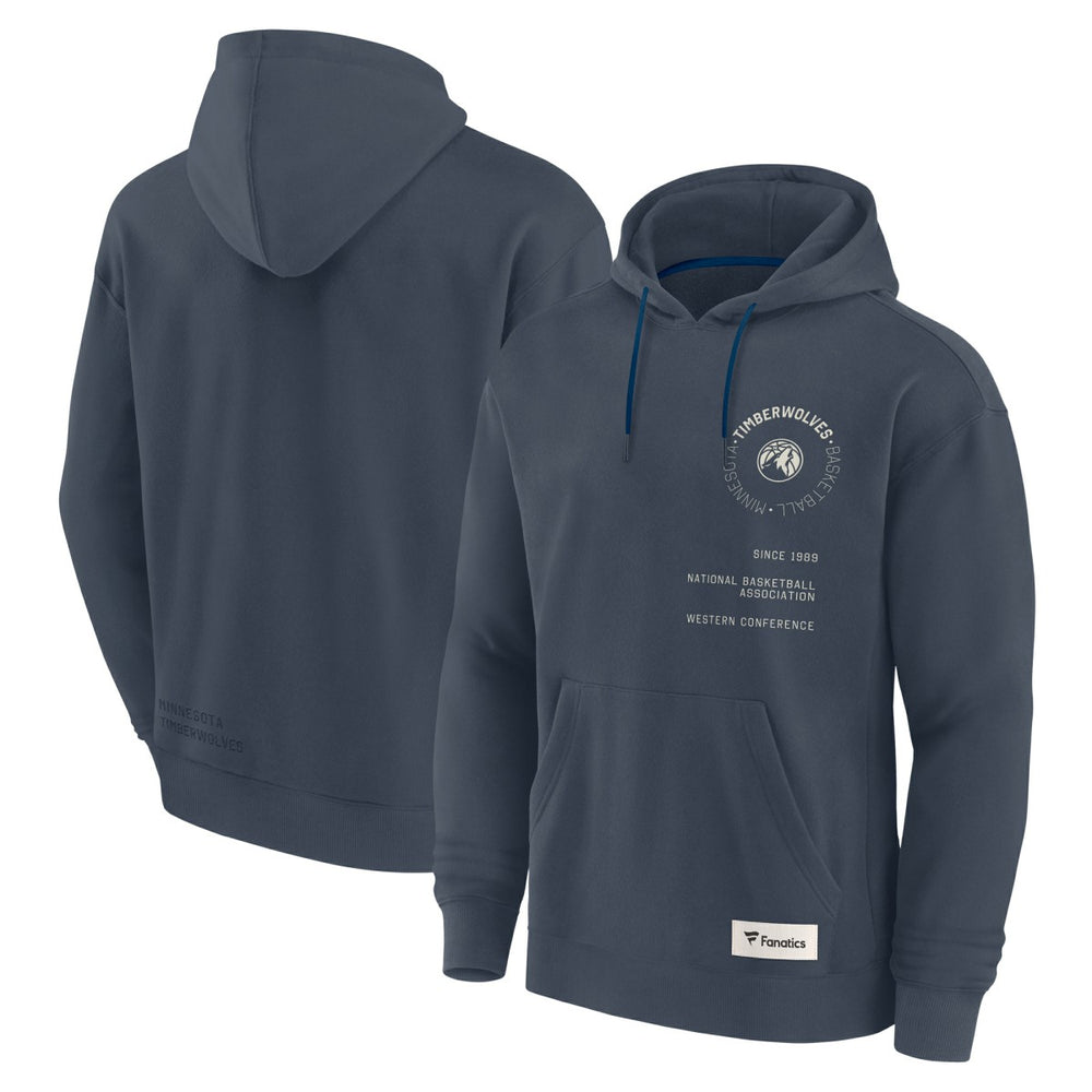Minnesota Timberwolves Future Ground Info Elements Premium Pullover Hoodie Blue | Fanatics discount