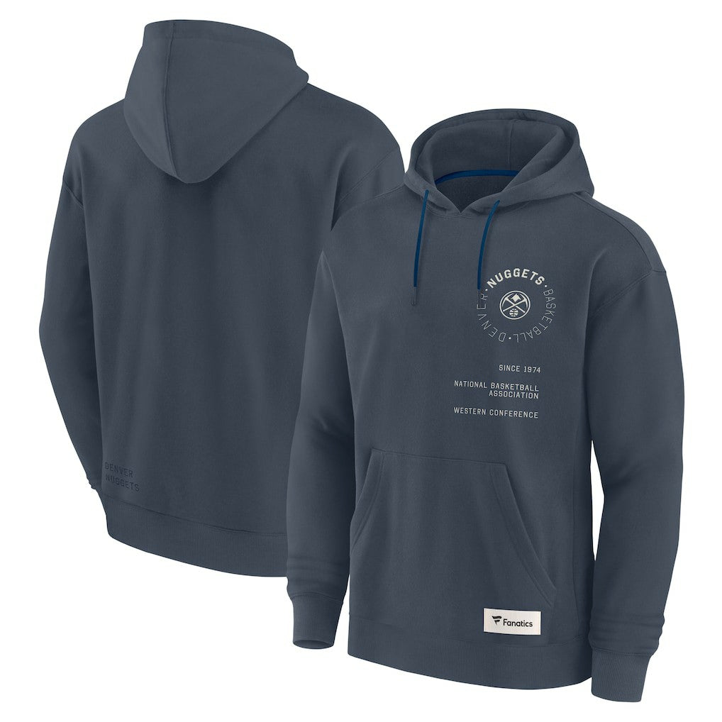 Denver Nuggets Future Ground Info Elements Premium Pullover Hoodie for sale Blue | Fanatics discount