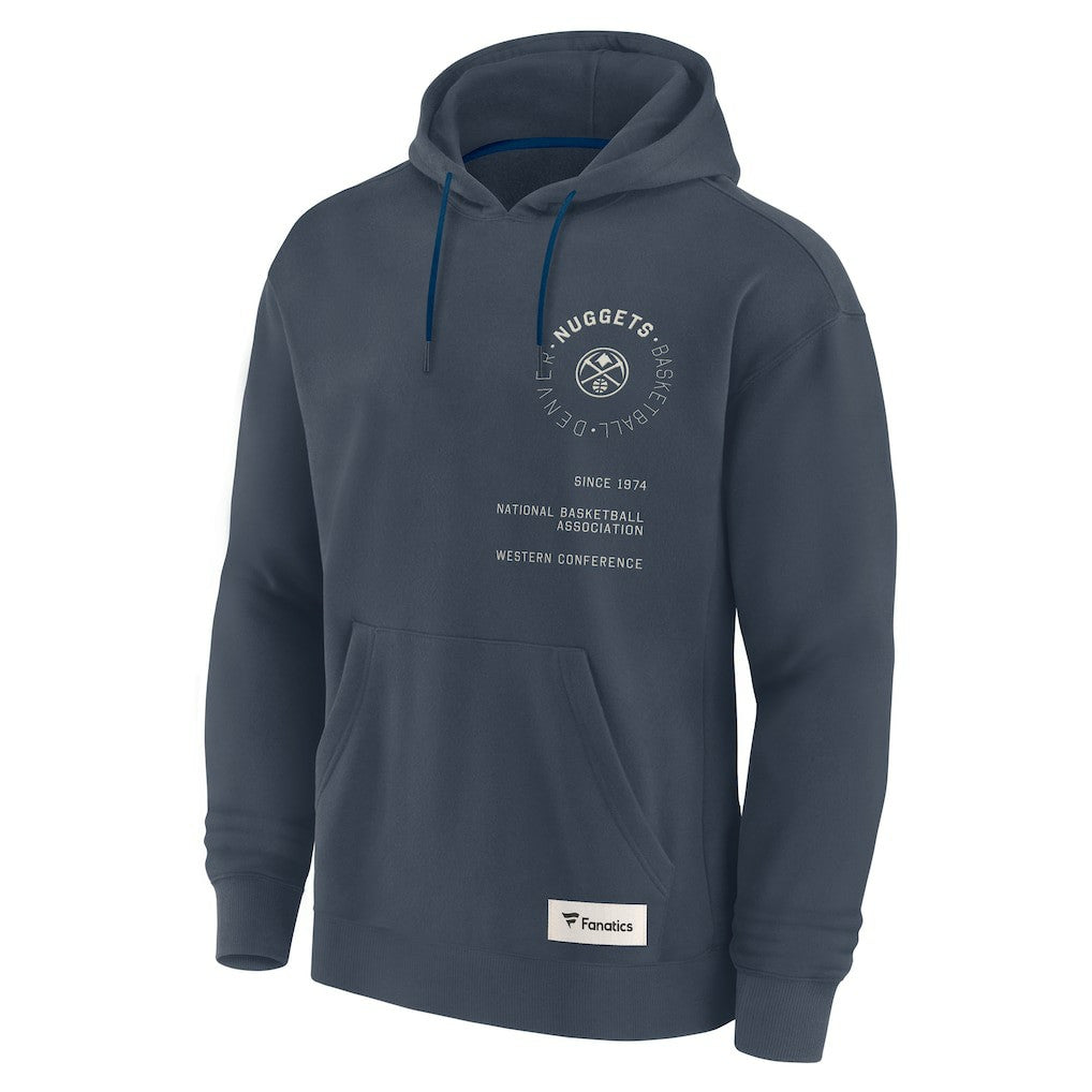 Denver Nuggets Future Ground Info Elements Premium Pullover Hoodie for sale Blue | Fanatics discount