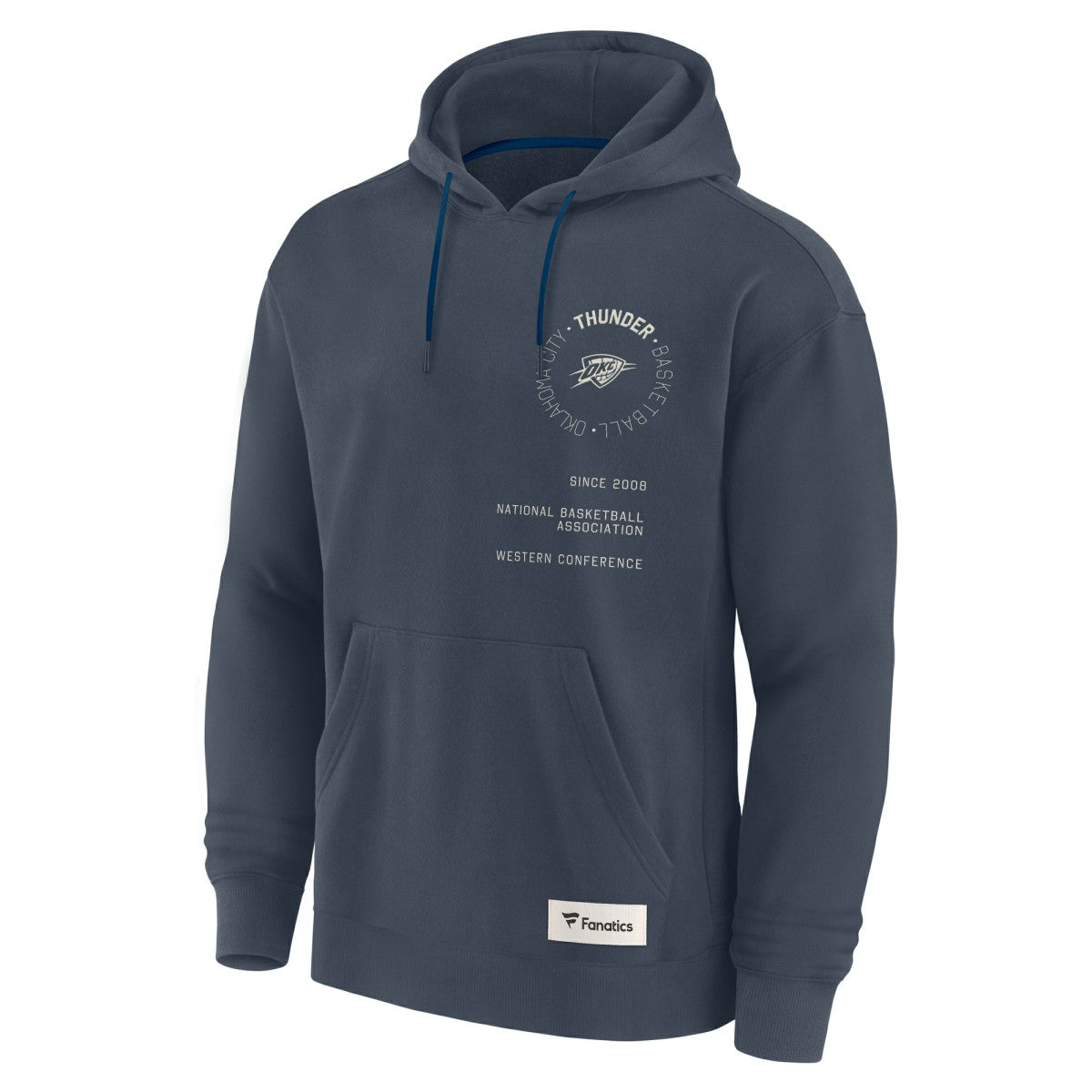 Oklahoma City Thunder Future Ground Info Elements Premium Pullover Hoodie Blue | Fanatics Lifestyle