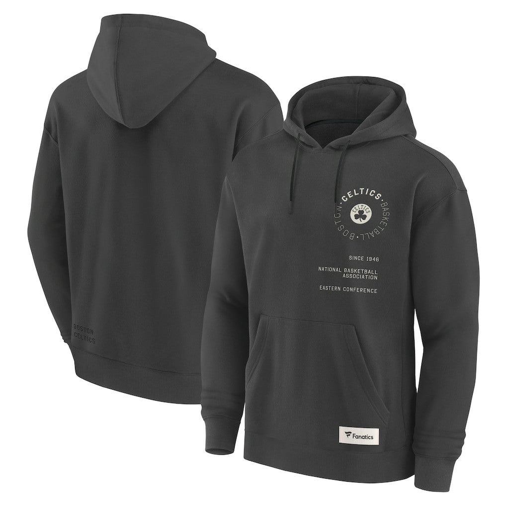 Boston Celtics Future Ground Info Elements Premium Pullover Hoodie Gray | Fanatics US