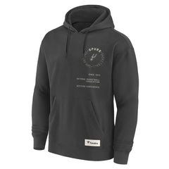 San Antonio Spurs Future Ground Info Elements Premium Pullover Hoodie Gray | Fanatics outlet