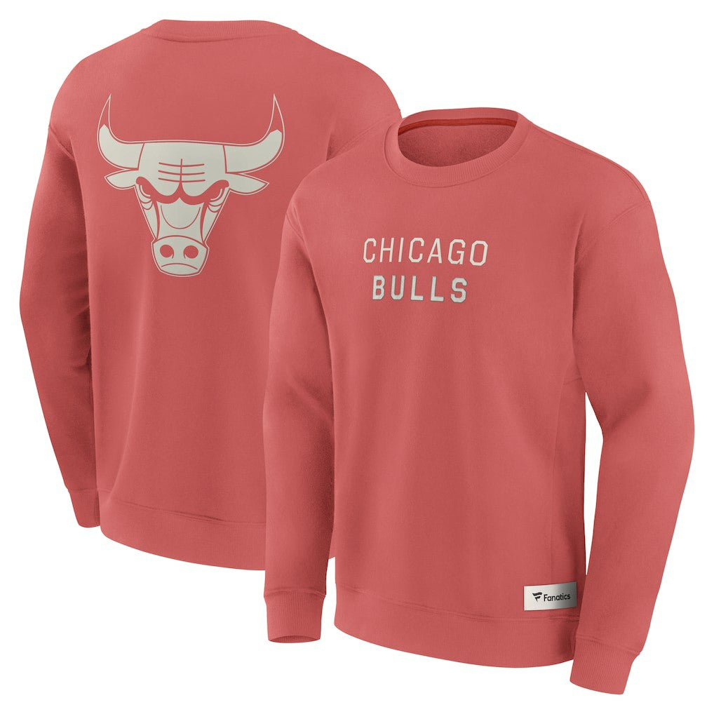 Chicago Bulls Elements Future Ground Lettering Pullover Sweatshirt Red | Fanatics