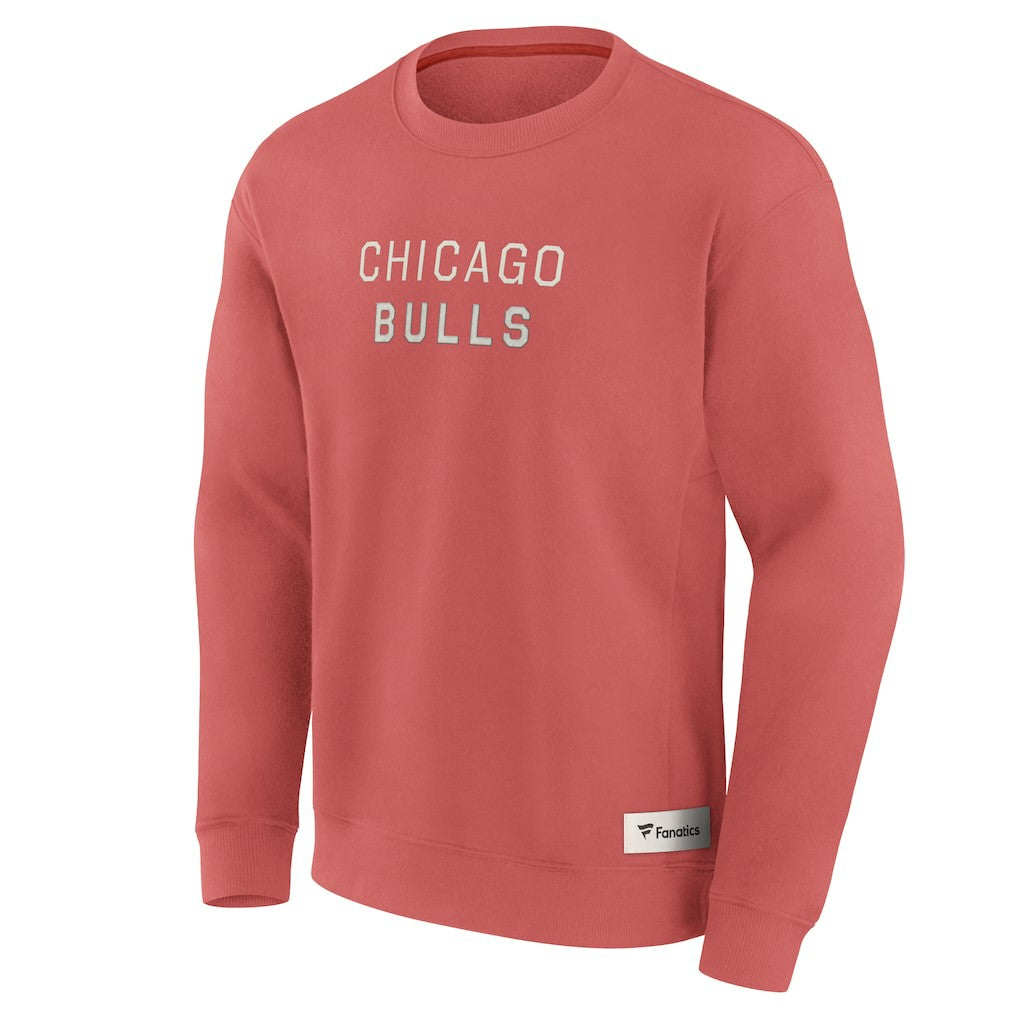 Chicago Bulls Elements Future Ground Lettering Pullover Sweatshirt Red | Fanatics