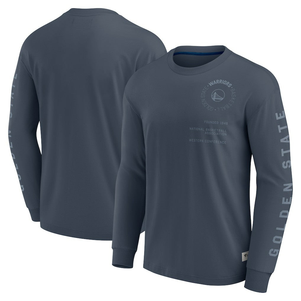Golden State Warriors Elements Future Ground Tonal Info Long Sleeve T-Shirt for sale Blue | Fanatics discount
