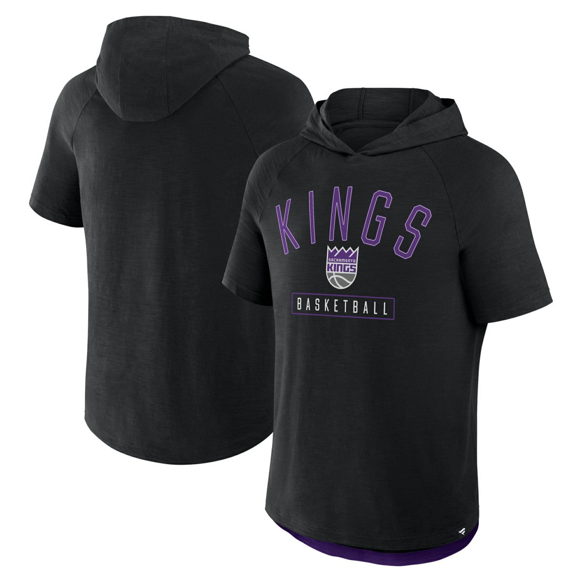 Sacramento Kings Pass Legend Raglan Hoodie T-Shirt Black | Fanatics US
