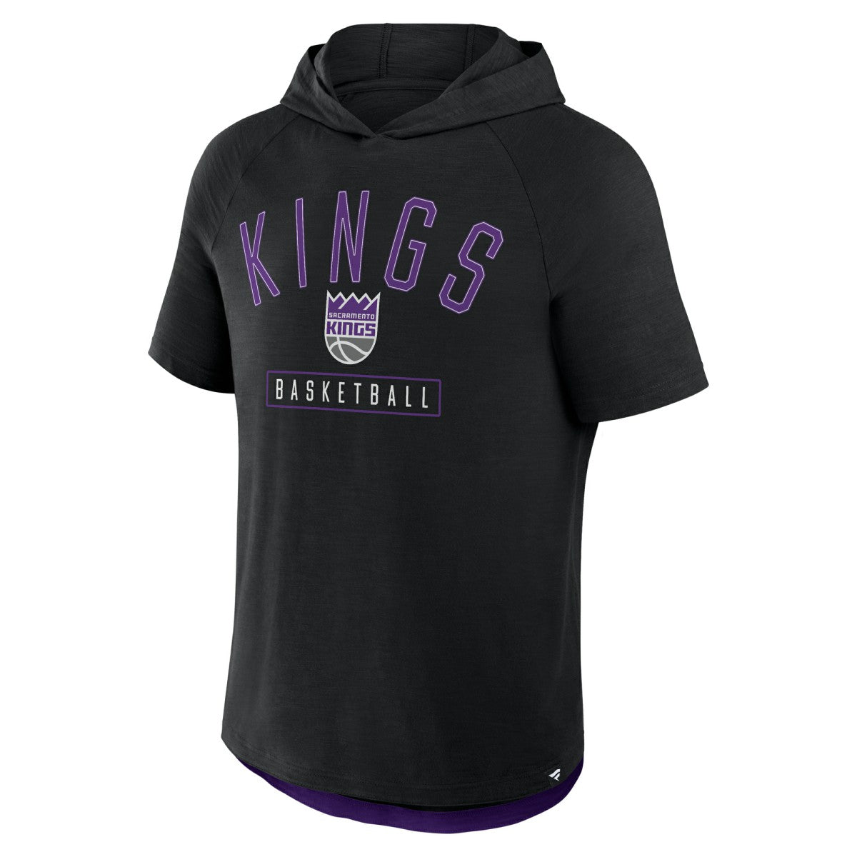 Sacramento Kings Pass Legend Raglan Hoodie T-Shirt Black | Fanatics US
