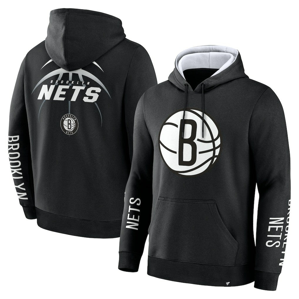 Brooklyn Nets Legacy Guard Pullover Hoodie Black | Fanatics