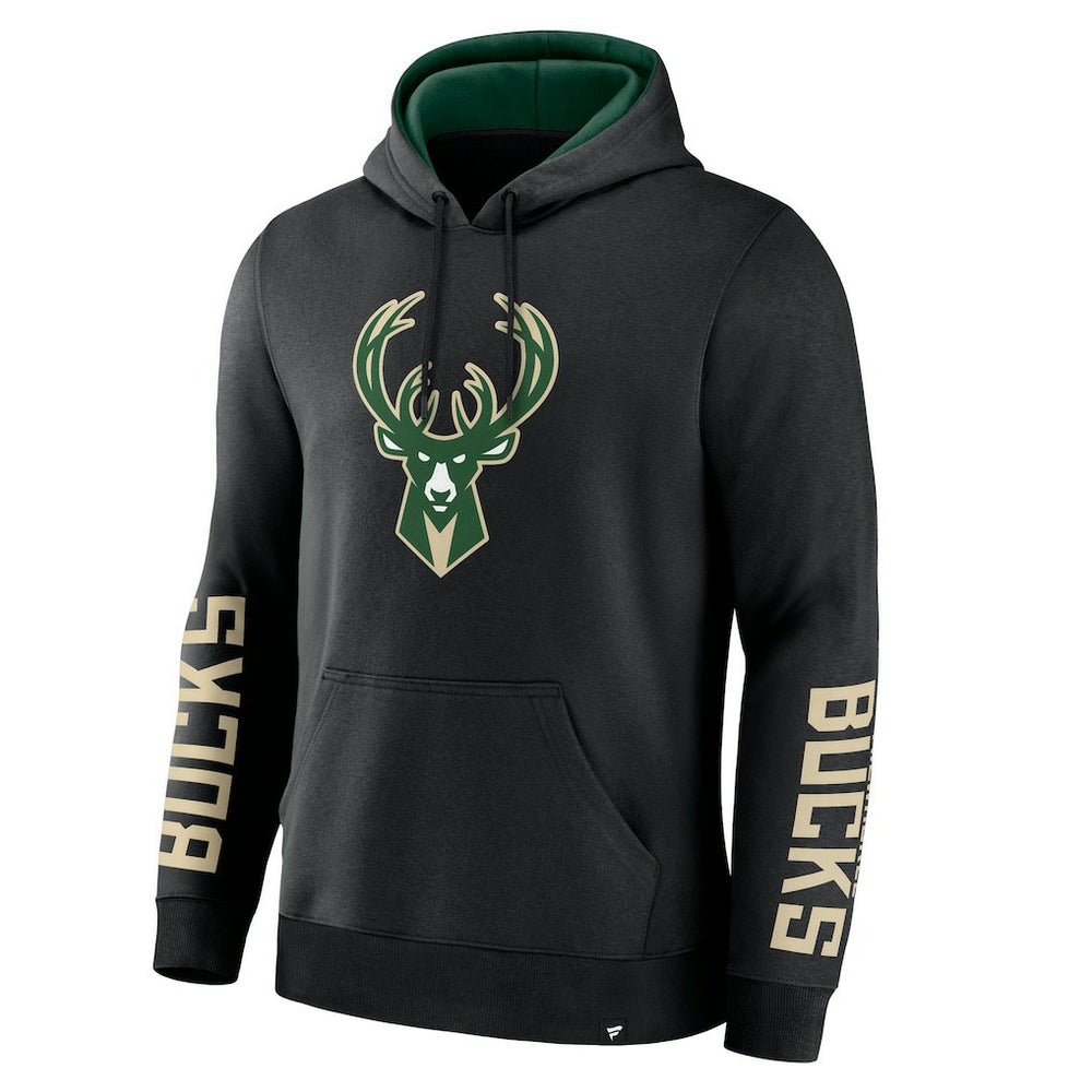 Milwaukee Bucks Legacy Guard Pullover Hoodie Black | Fanatics