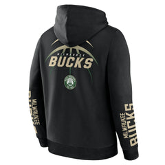 Milwaukee Bucks Legacy Guard Pullover Hoodie Black | Fanatics